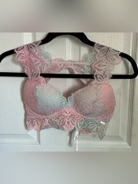 PINK cotton candy bralette